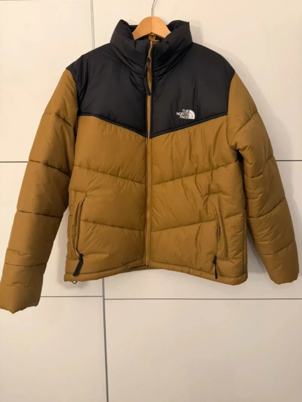 The North Face Saikuru Puffer Jacket Brown/Black Size XL